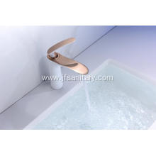 Fashion White Single Hole Basin Faucet